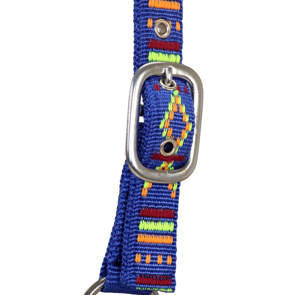 Head Collars 2 pcs for Horse Nylon Size Pony Blue